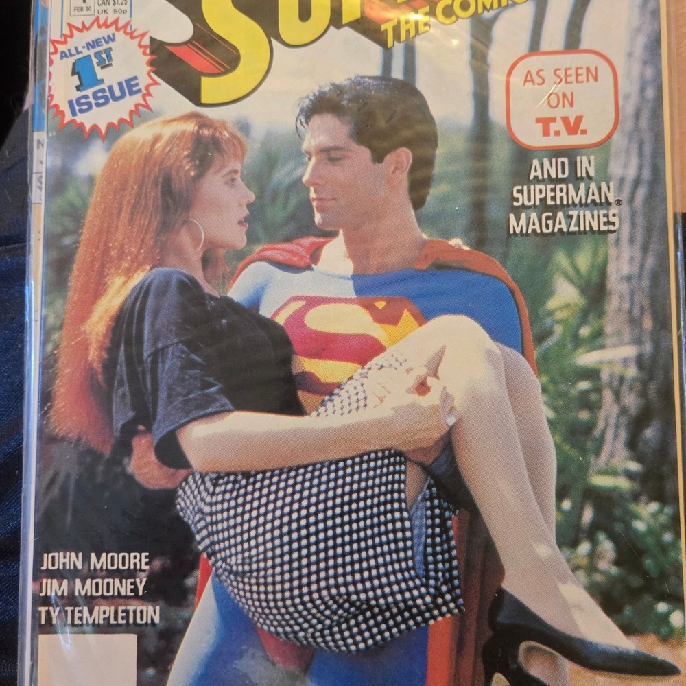 Superboy The Comic Book #1 February 1990 Photo Cover First Issue